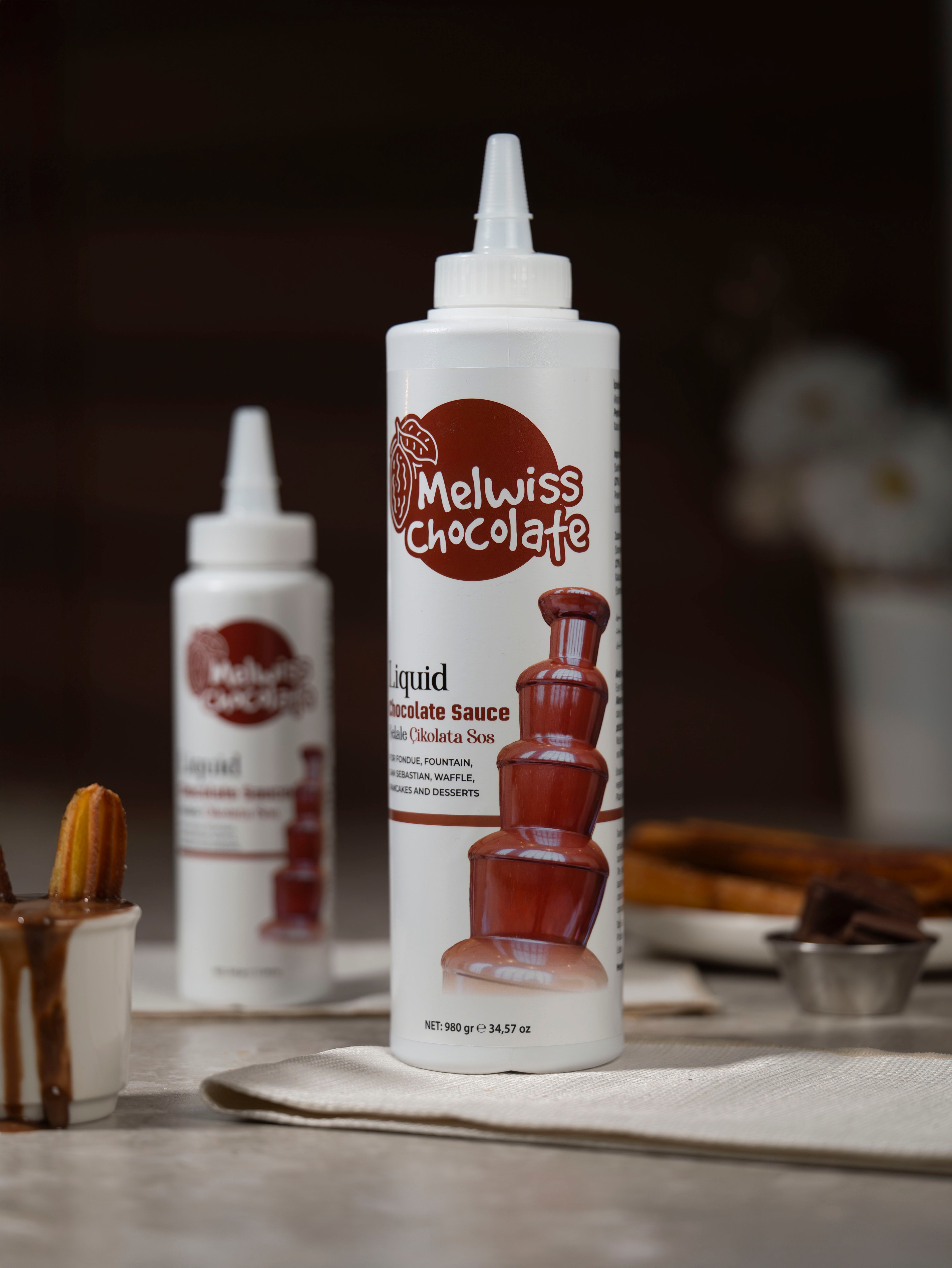 Melwiss Sıvı Fondü Şelale Çikolatası 1KG
