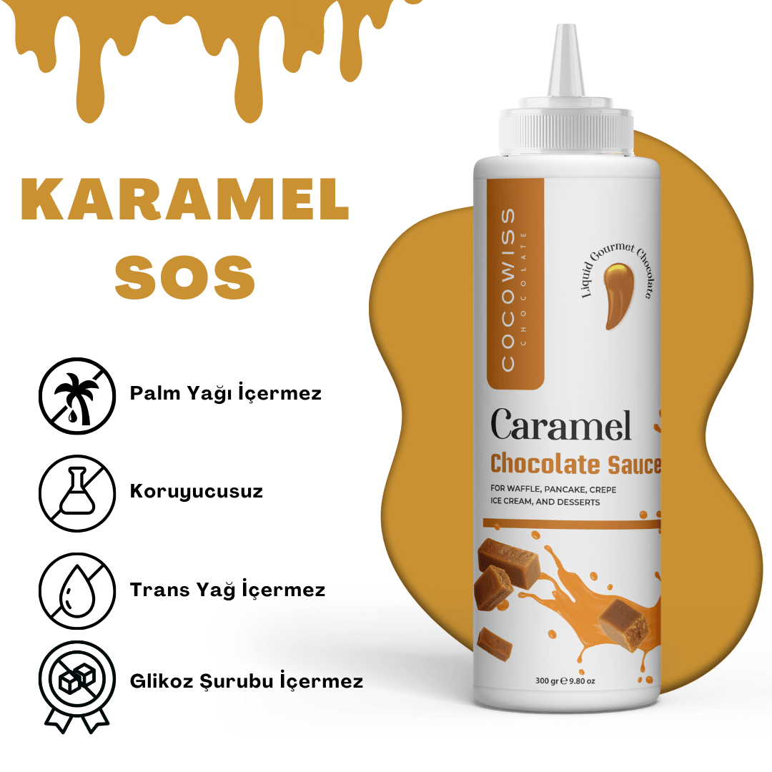 Cocowiss Karamel Çikolata Sosu - 1Kg