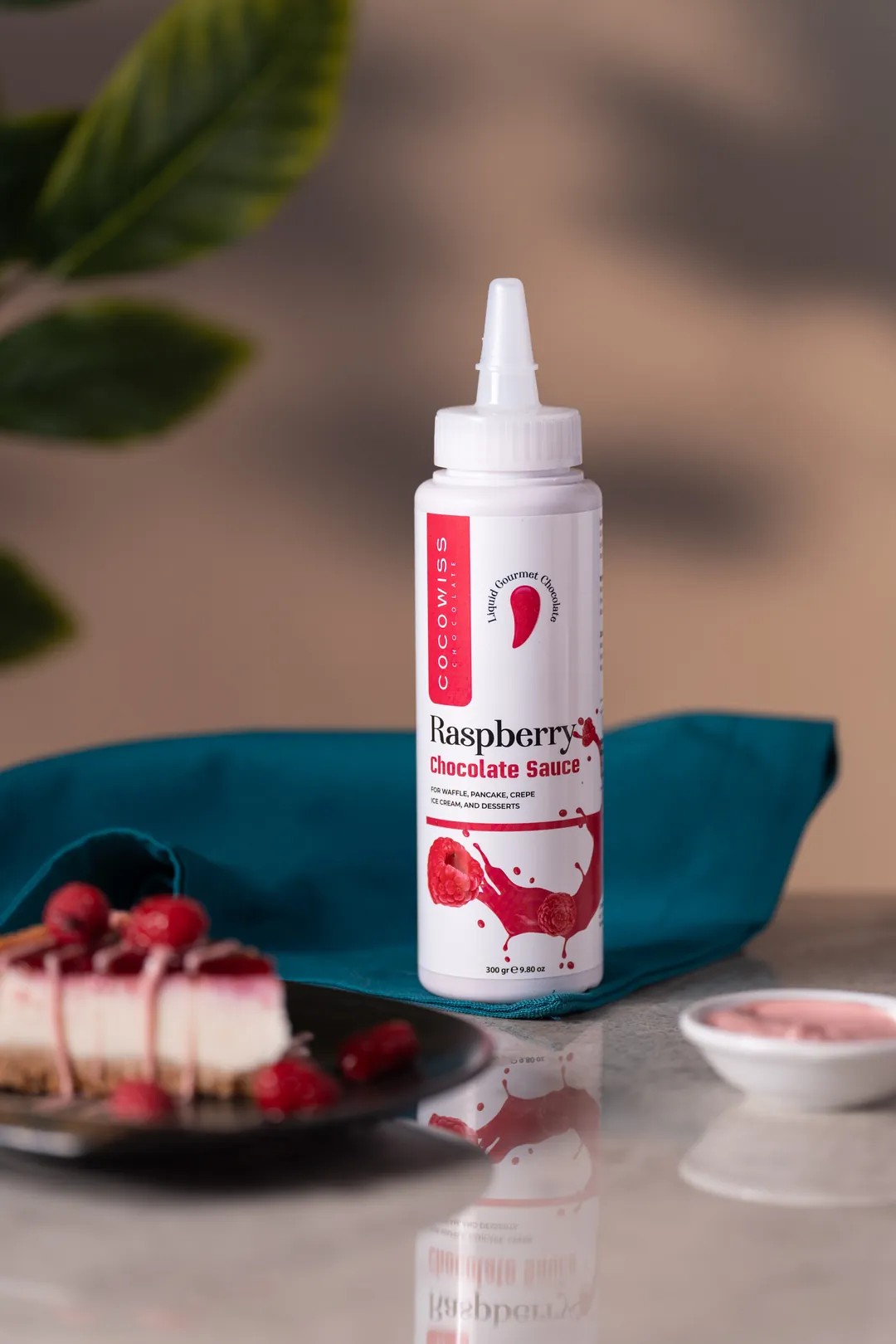 Cocowiss Frambuaz Aromalı Çikolata Sosu 330 GR