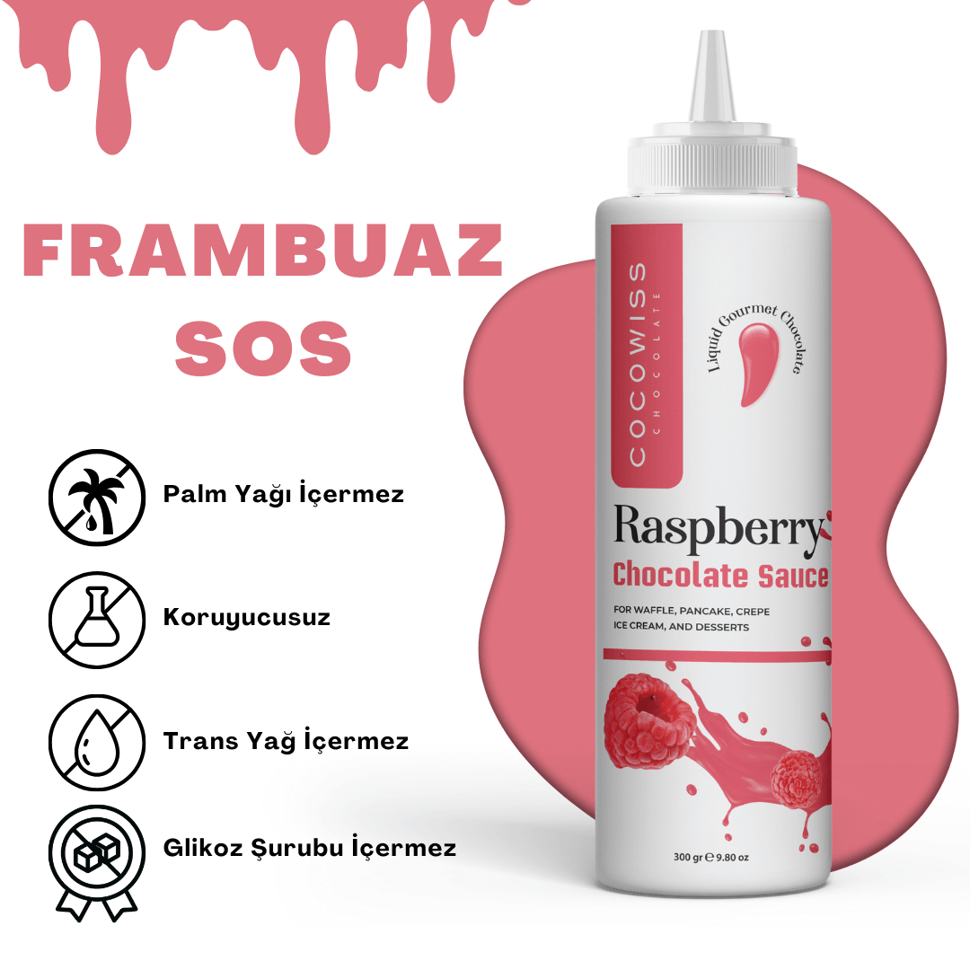 Cocowiss Frambuazlı Çikolata Sosu