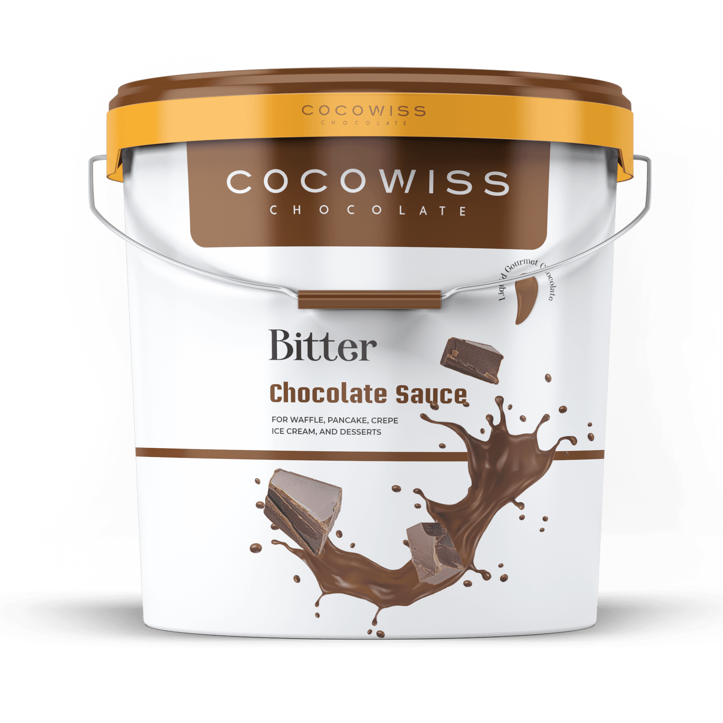 Cocowiss Bitter Çikolata Sosu - 10Kg