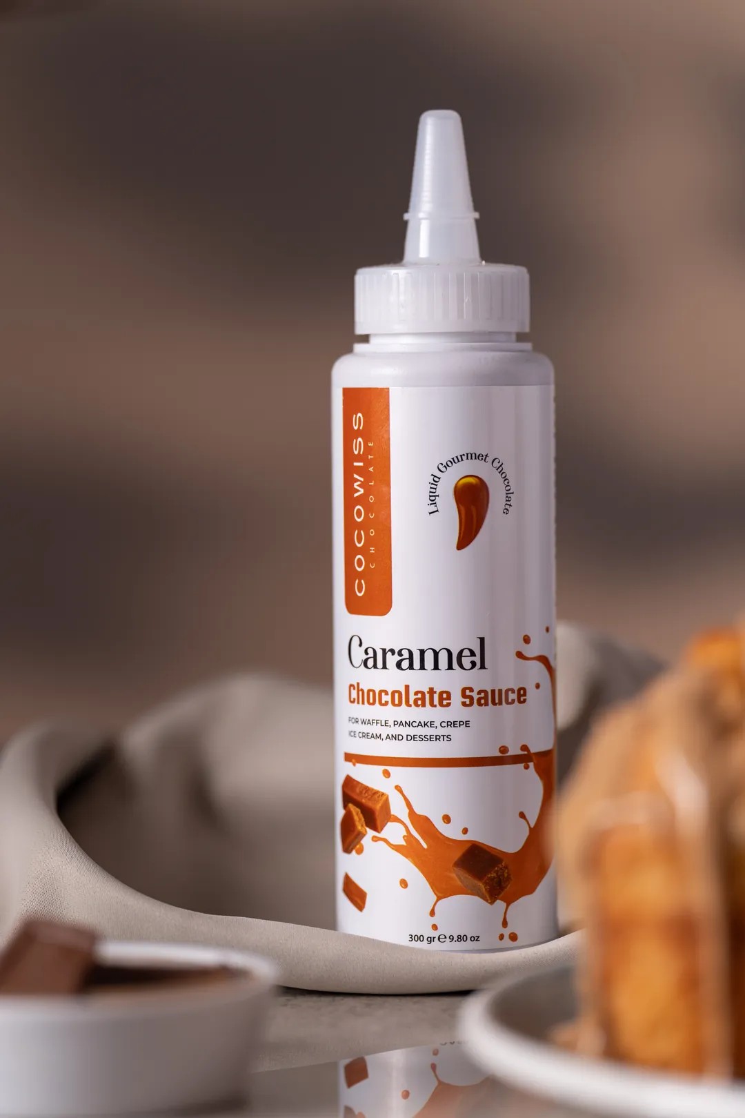 Melwiss Karamel Aromalı Çikolata Sosu 10KG