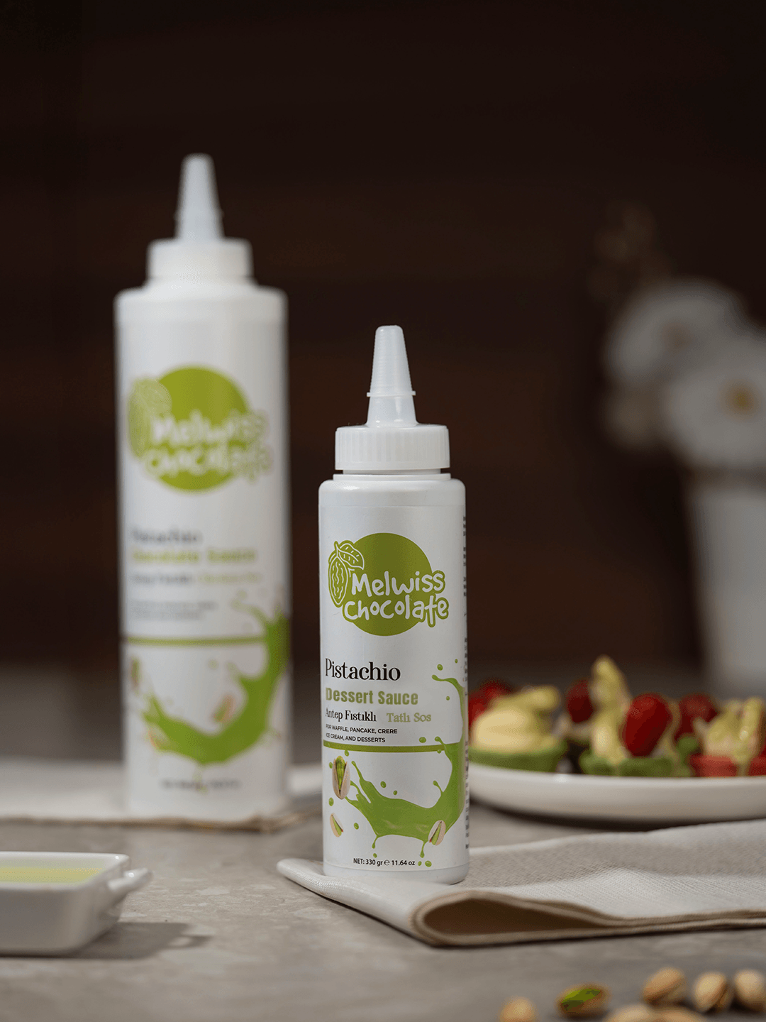  Melwiss Antep Fıstıklı Tatlı Sos 330 GR