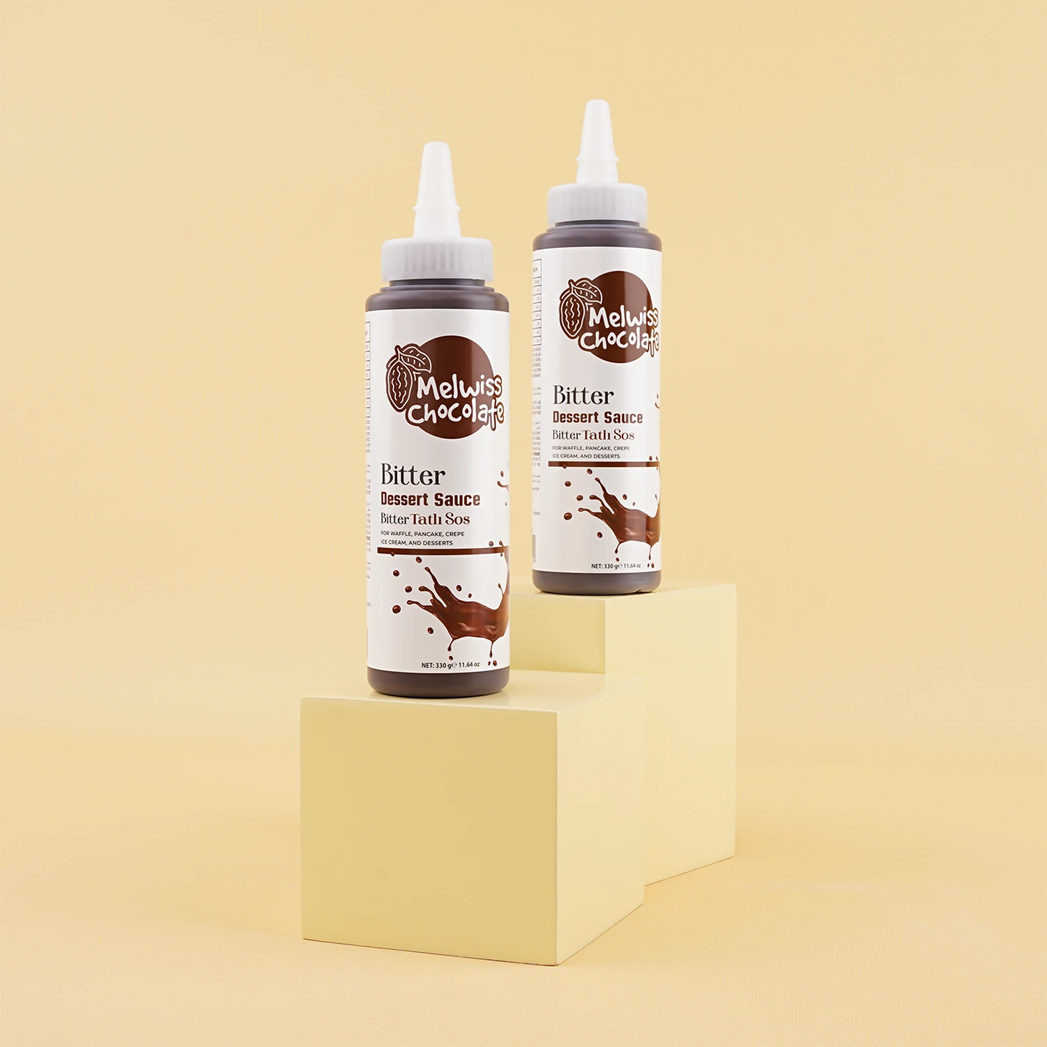 Bitter Tatlı Sosu 330 g - Waffle & Pankek & Krep Sosu
