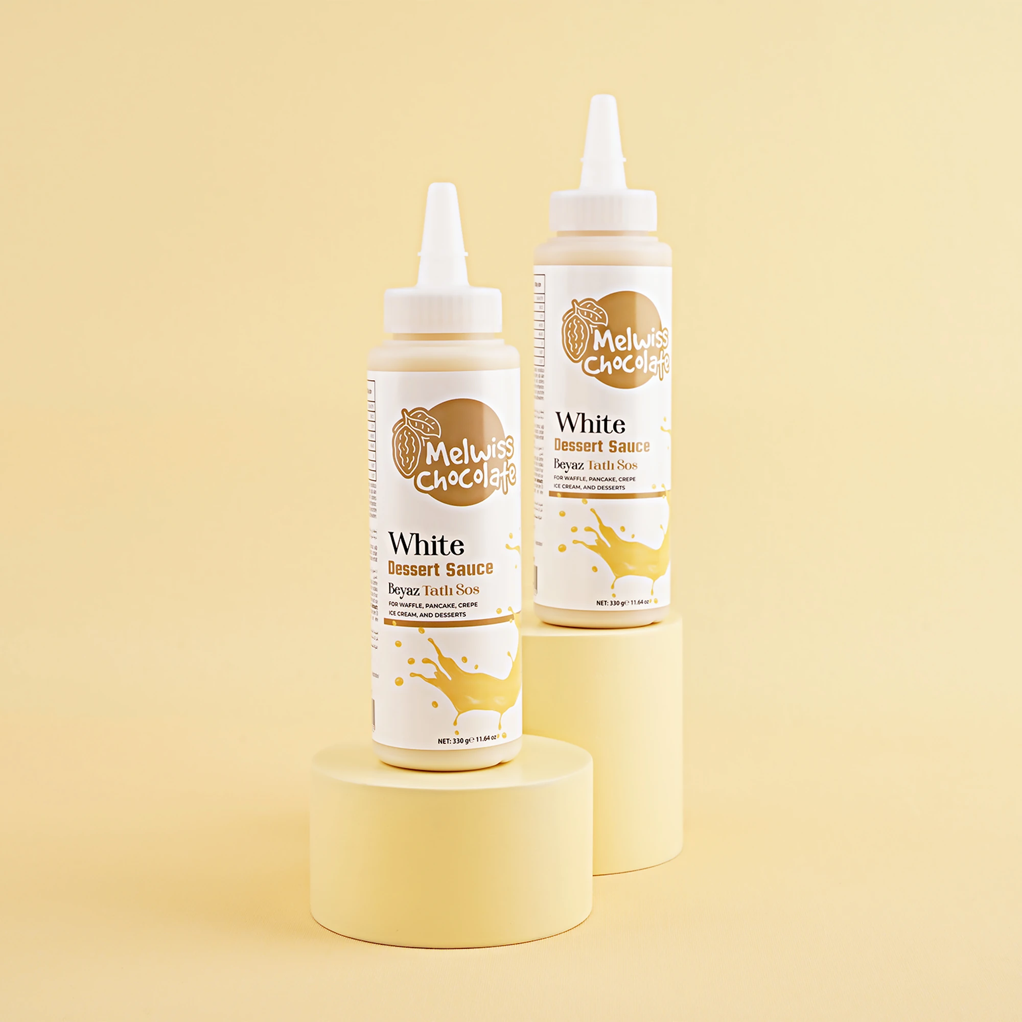 Beyaz Tatlı Sos 330 g - Waffle & Pankek & Krep Sosu