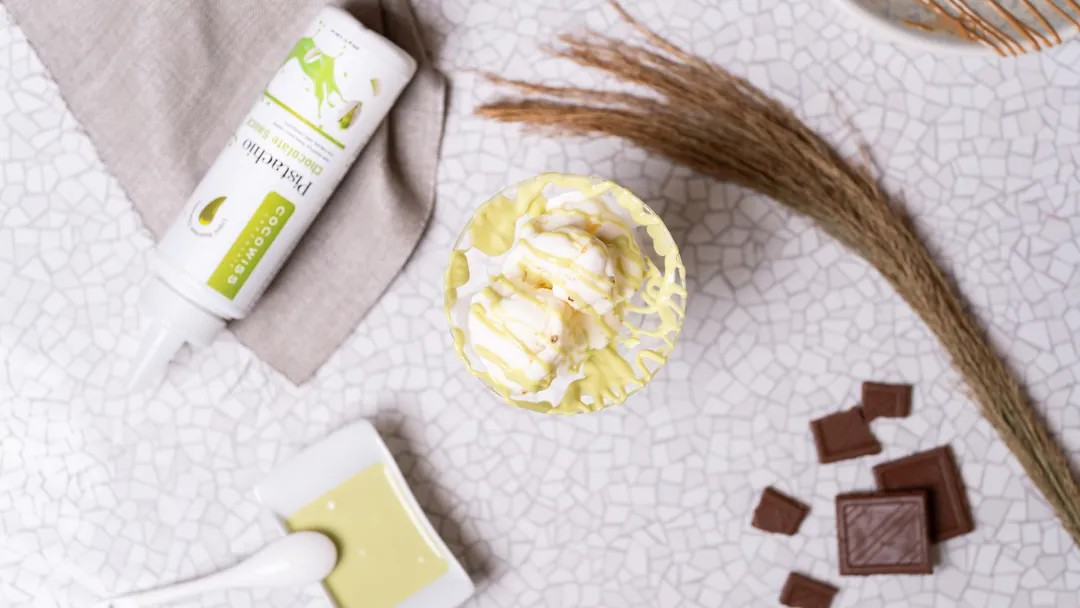 Cocowiss Antep Fıstık Aromalı Çikolata Sosu 330 GR