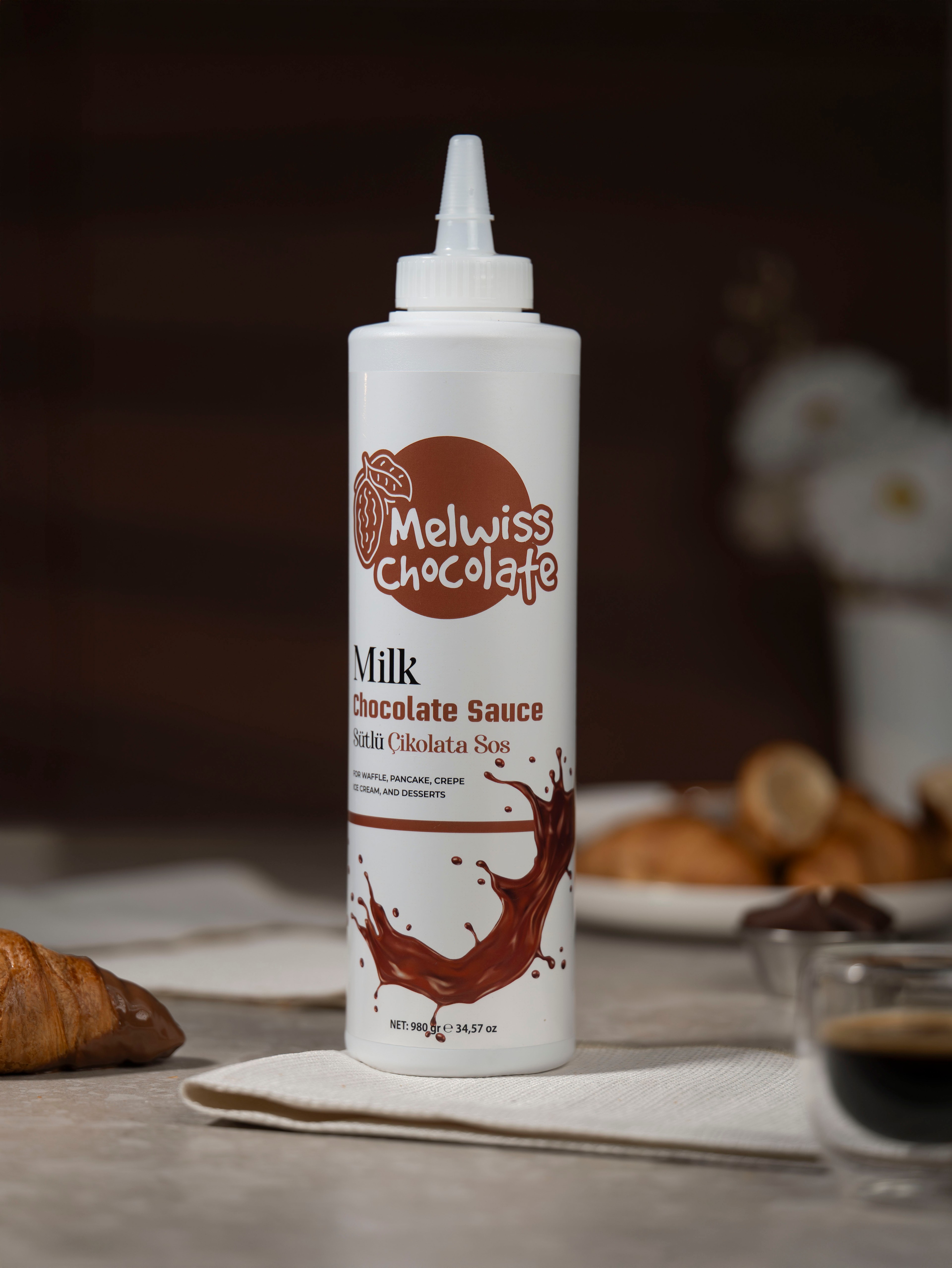 Melwiss Sütlü Çikolata Sosu 1KG