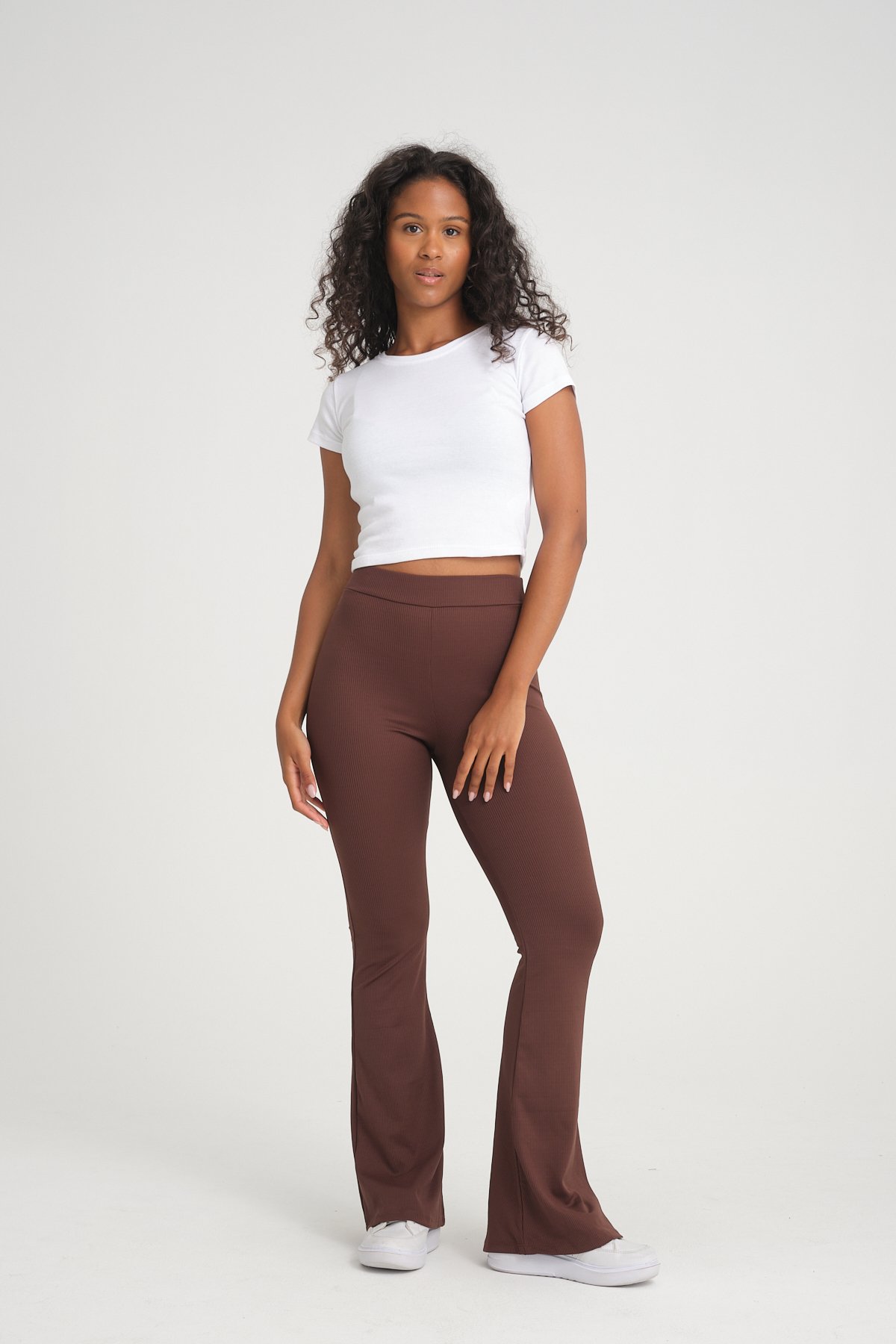 XWATEN Wide Leg Tayt - Brown