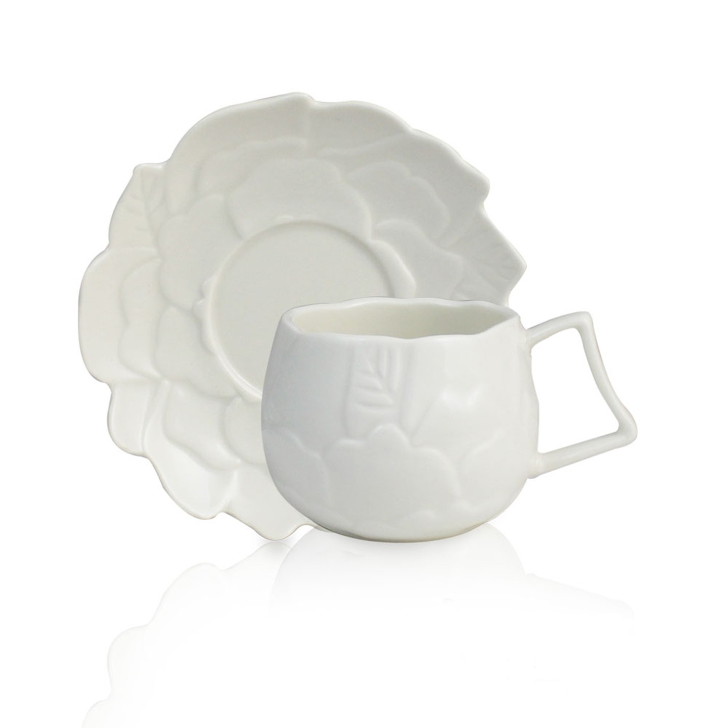 Tohana Porselen Beyaz Kahve Fincanı 