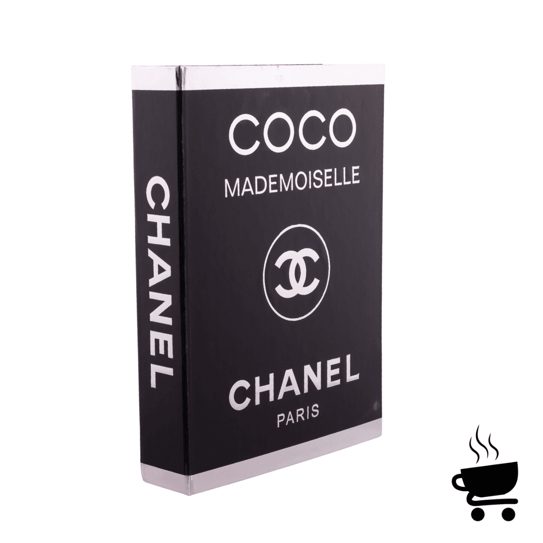 Dekoratif Kitap Kutusu Gold - Coco Chanel