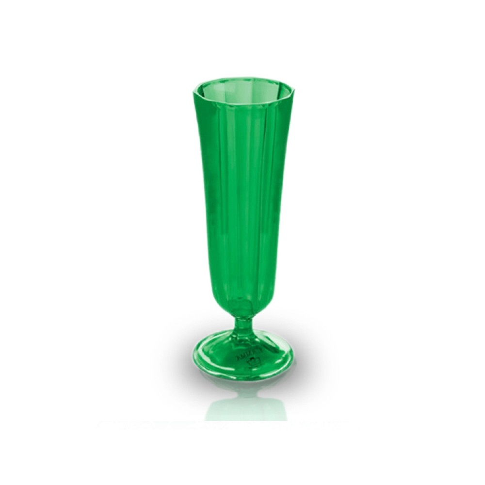 Porland Morocco Flüt Kahve Yanı Su Bardağı - Yeşil