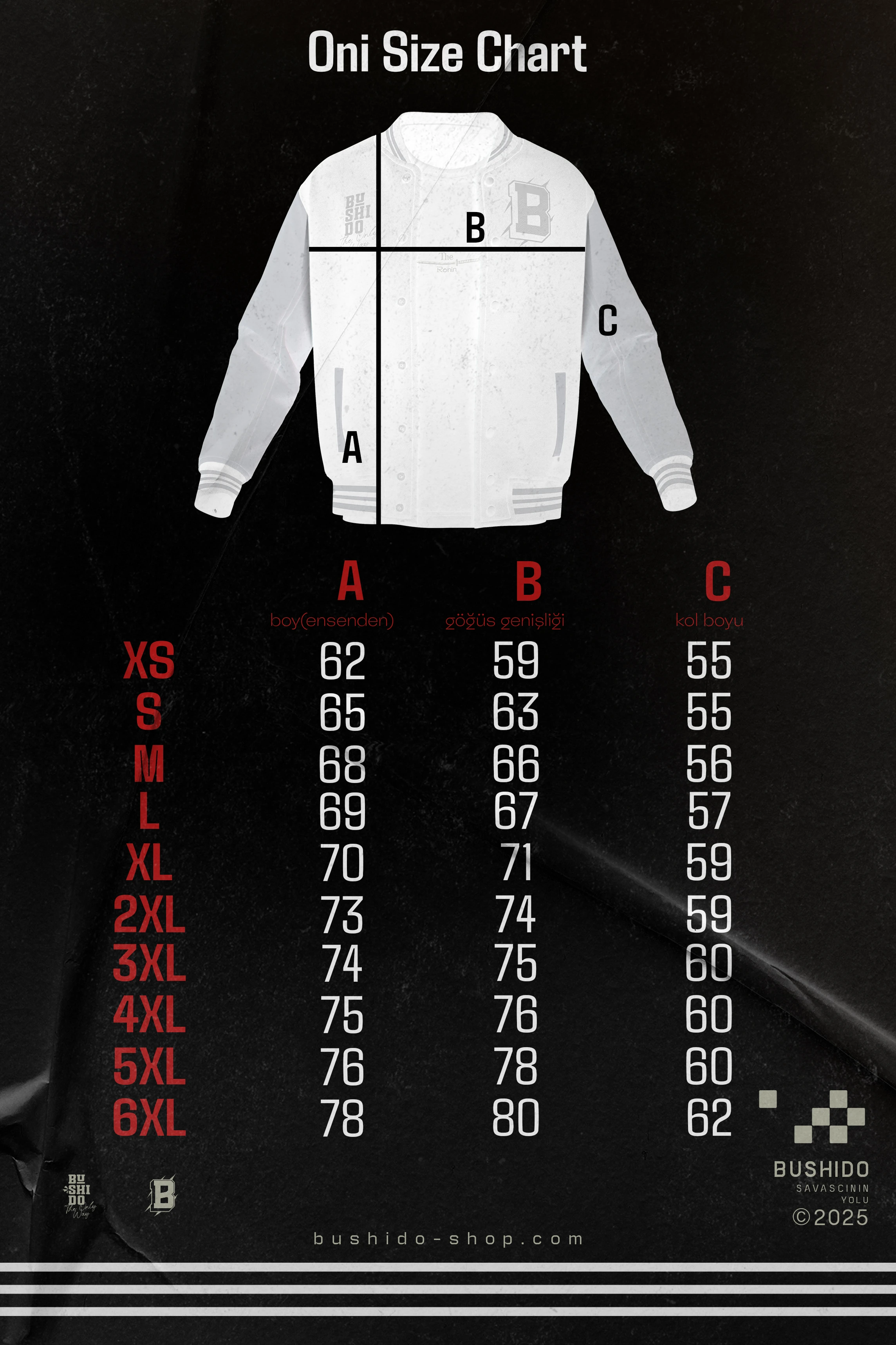 Oni no Naka Kolej Ceketi Beyaz