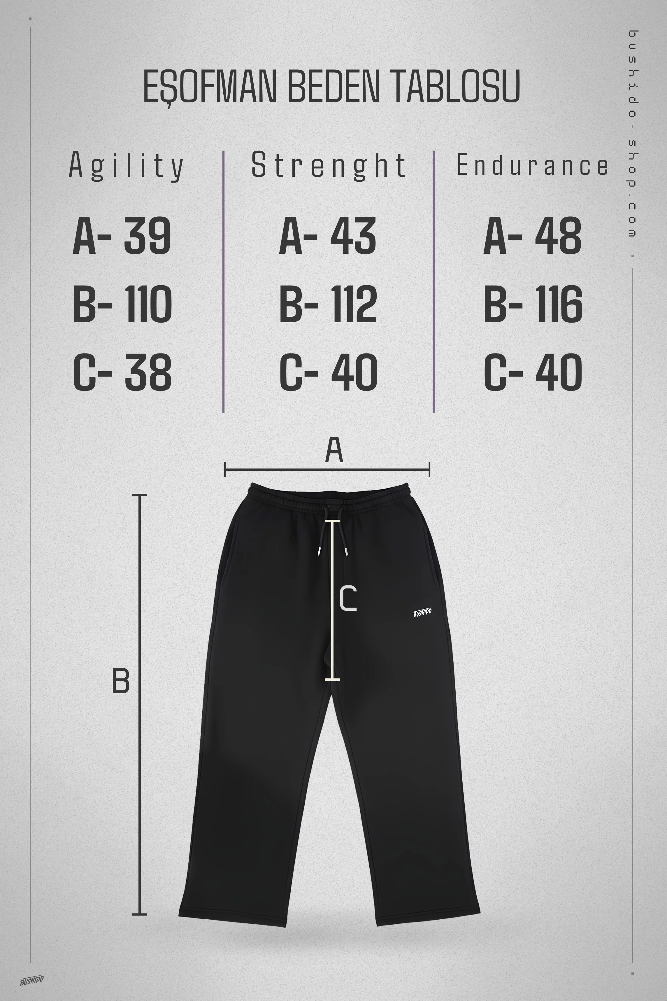 Bushido Sweatpants Eşofman