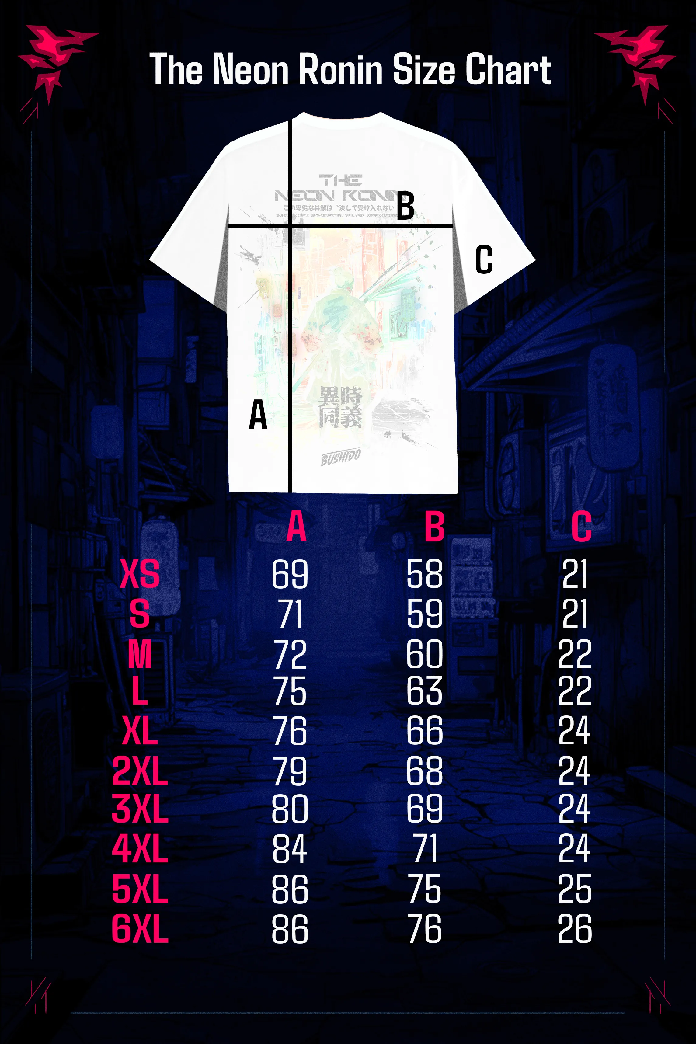 The Neon Ronin Oversize Tshirt