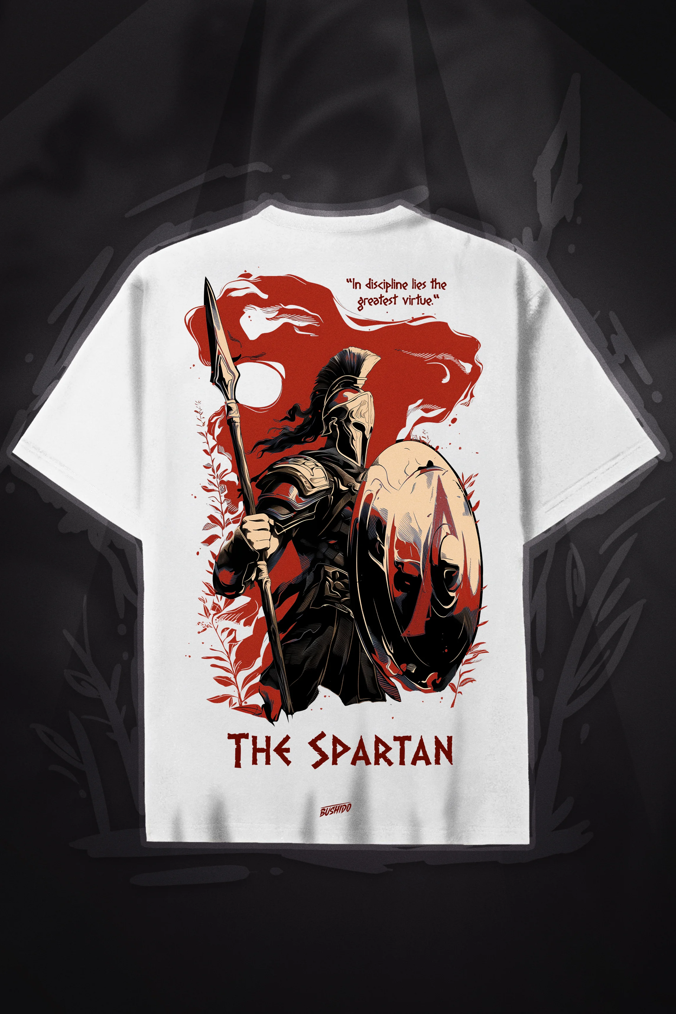 The Spartan Oversize Tshirt - Beyaz