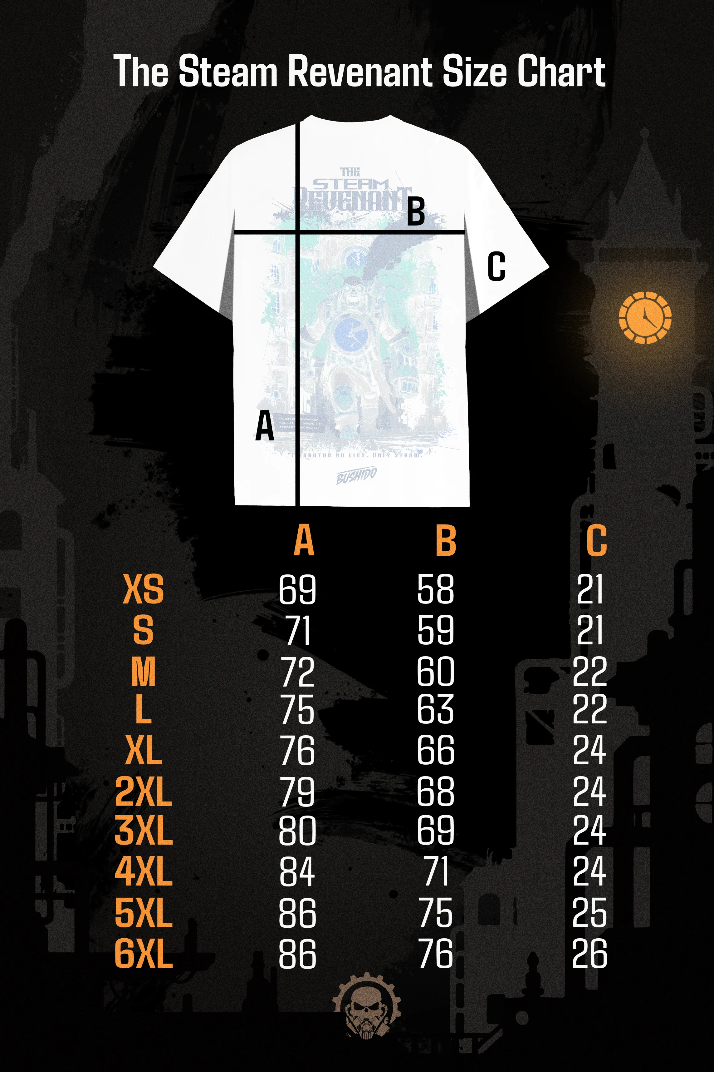 The Steam Revenant Oversize Tshirt