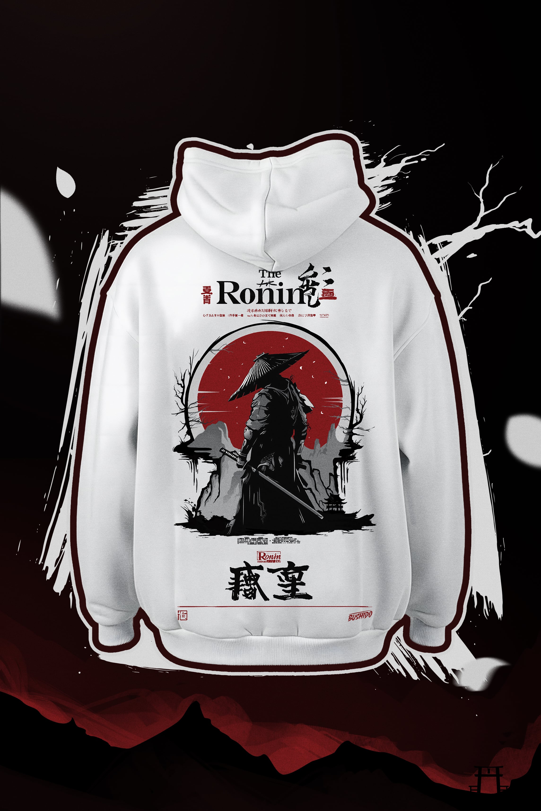 The Ronin Oversize Sweatshirt - Beyaz