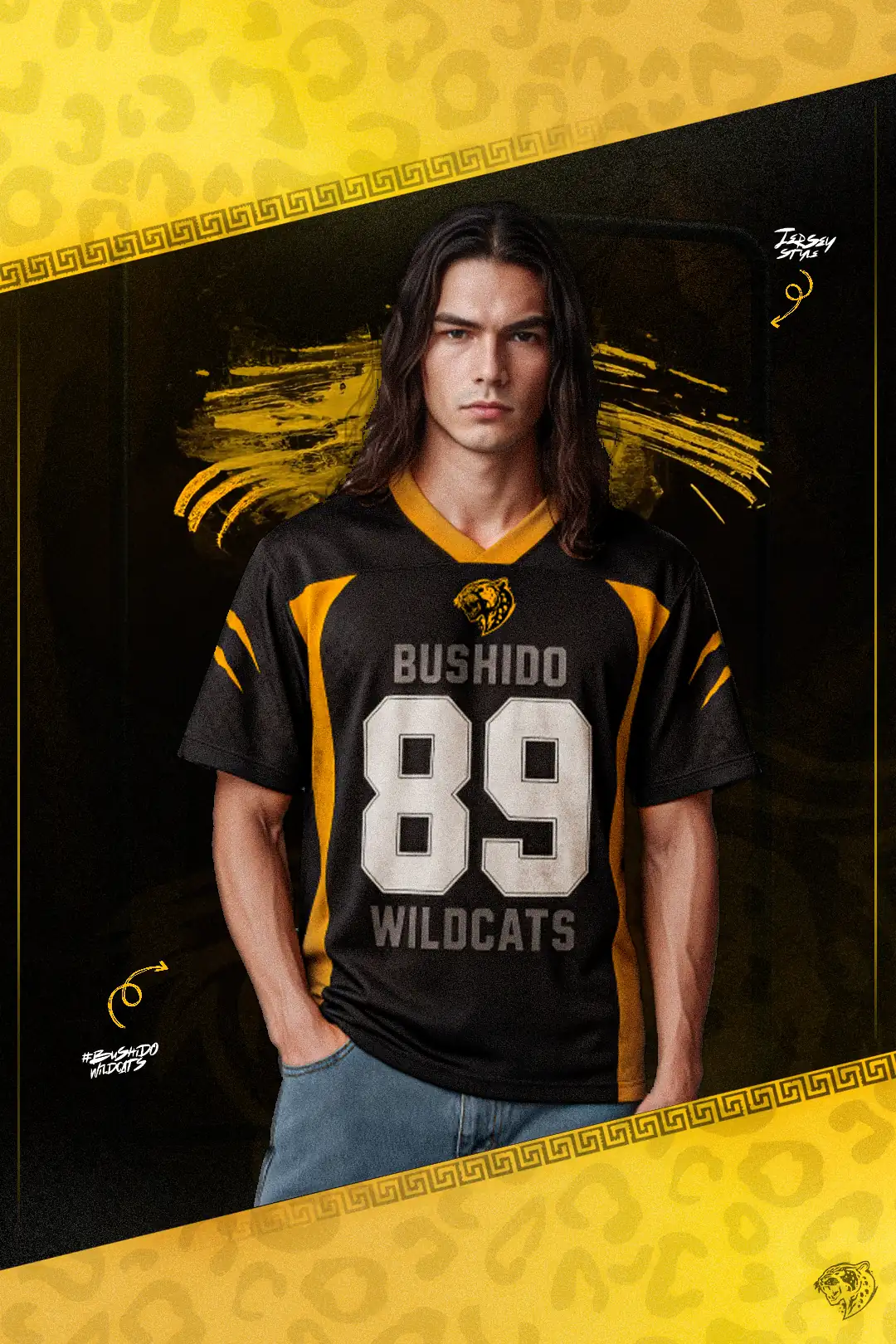 Bushido Wildcats Jersey 89