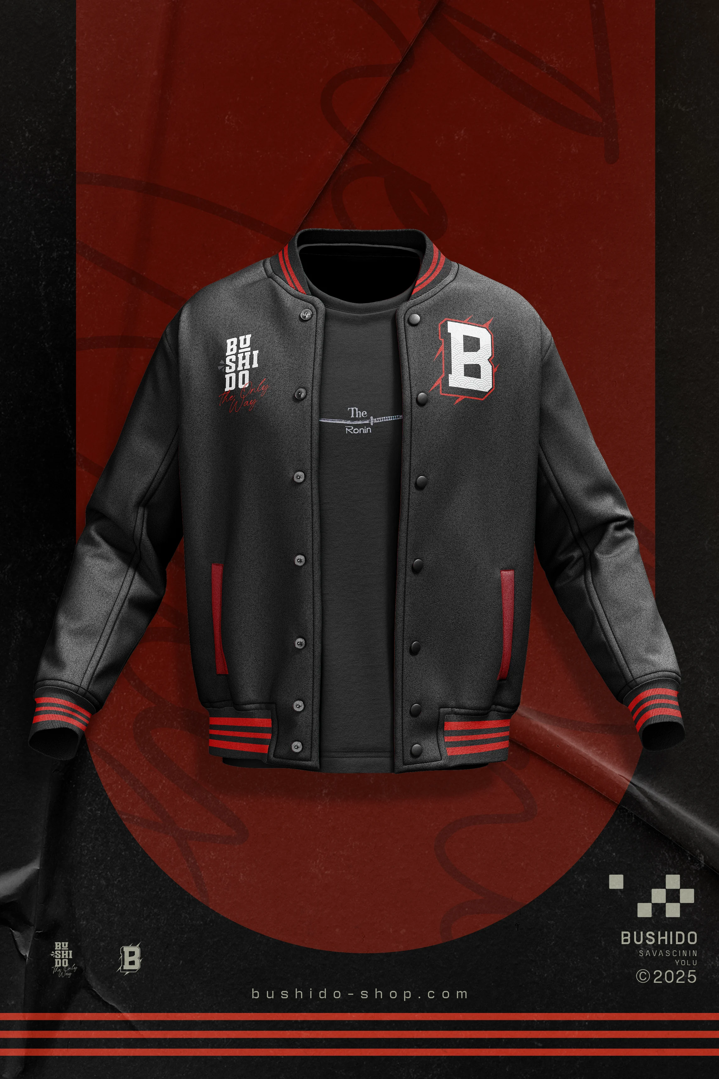 Oni no Naka Kolej Ceketi Siyah