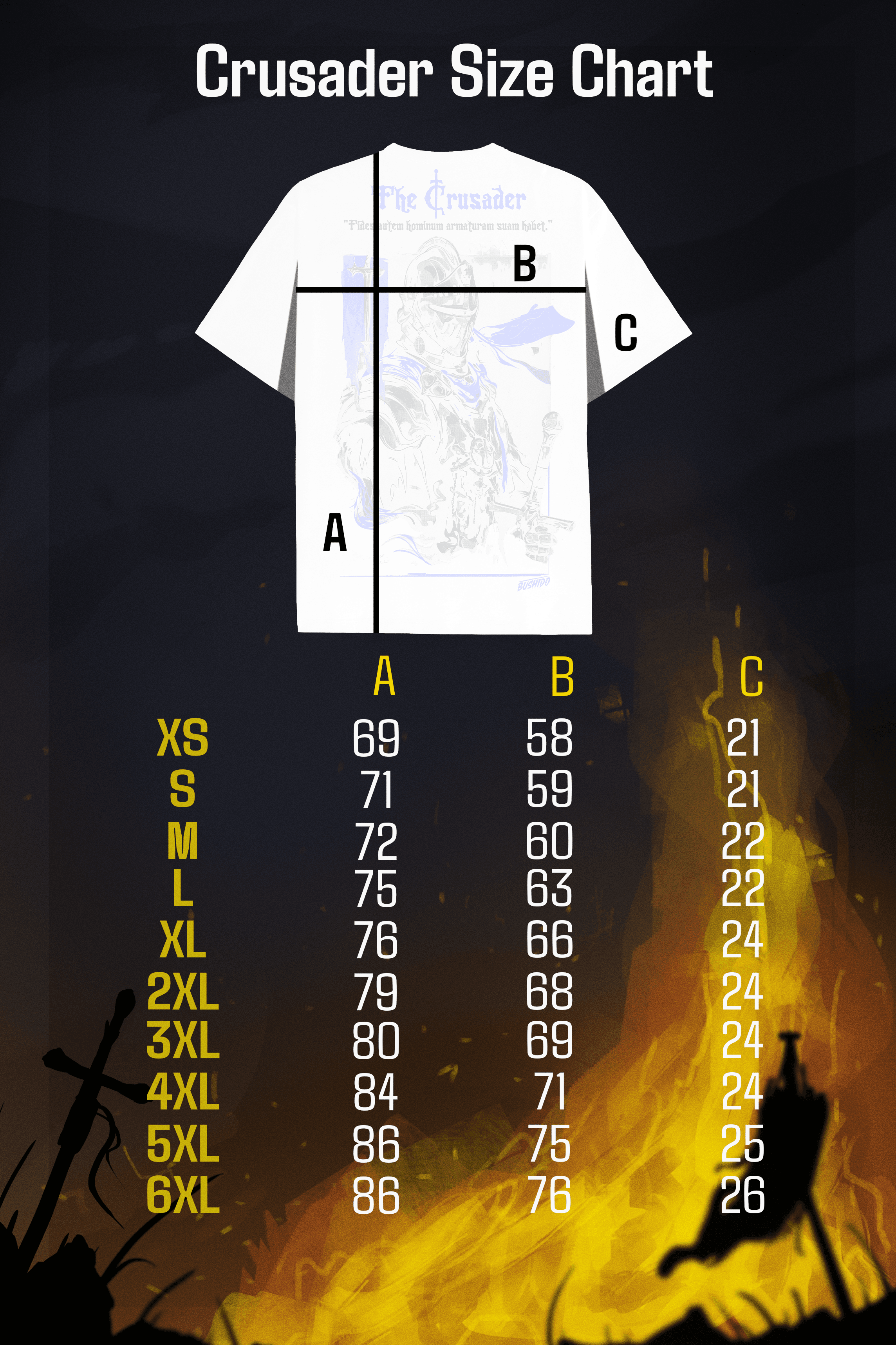 The Crusader Oversize Tshirt