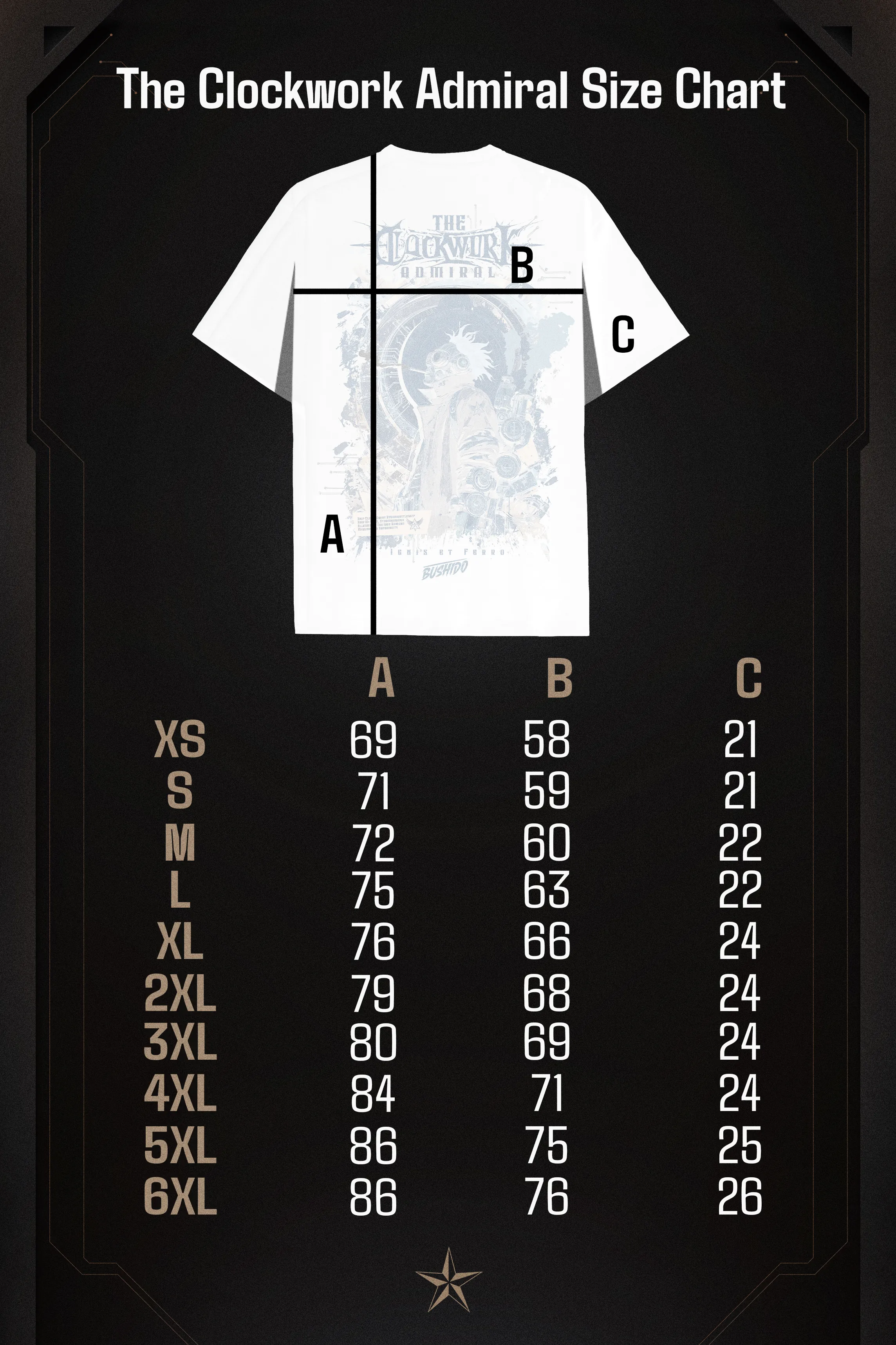 The Clockwork Admiral Oversize Tshirt