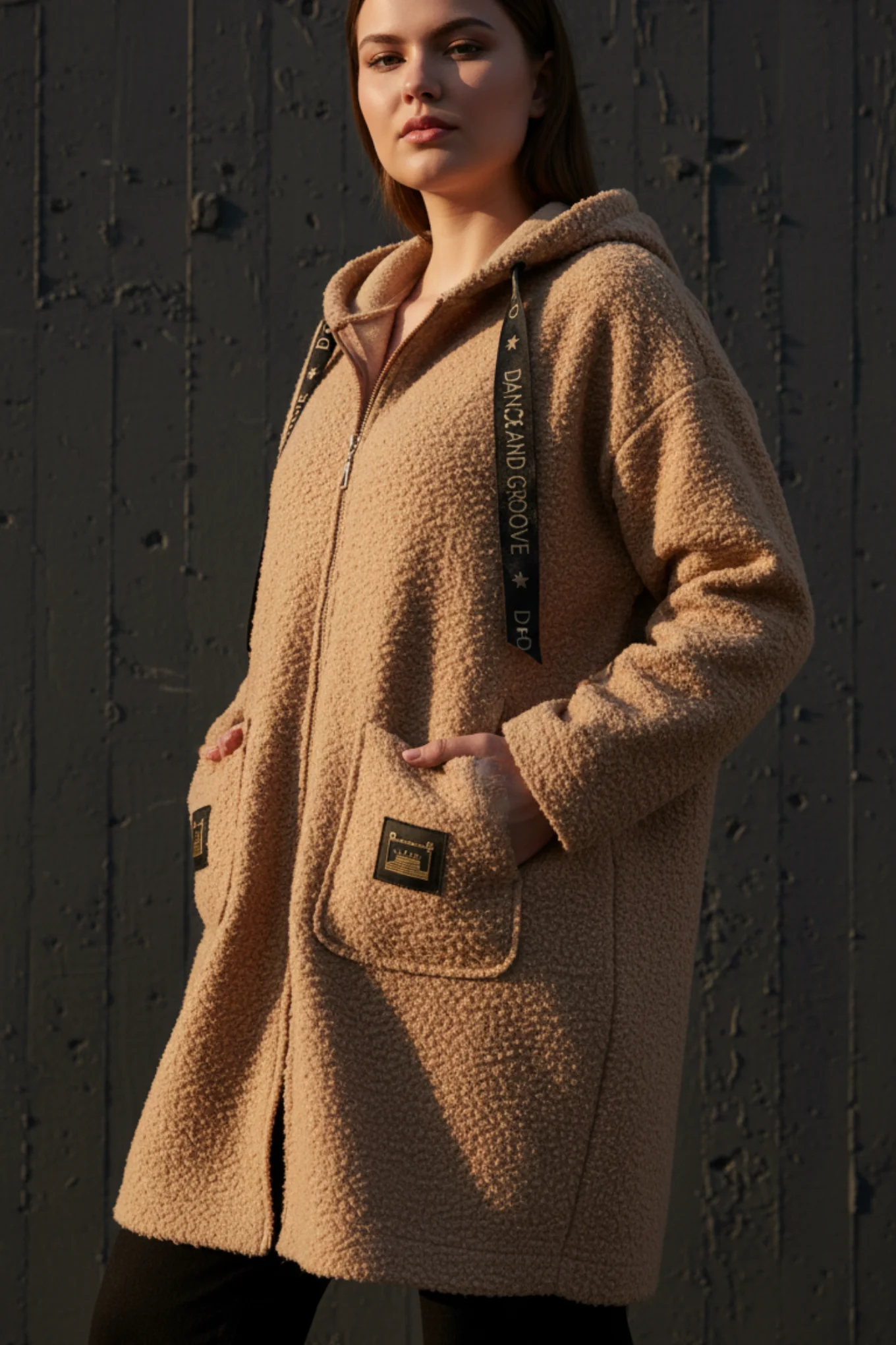 Büyük Beden Buklet Mont