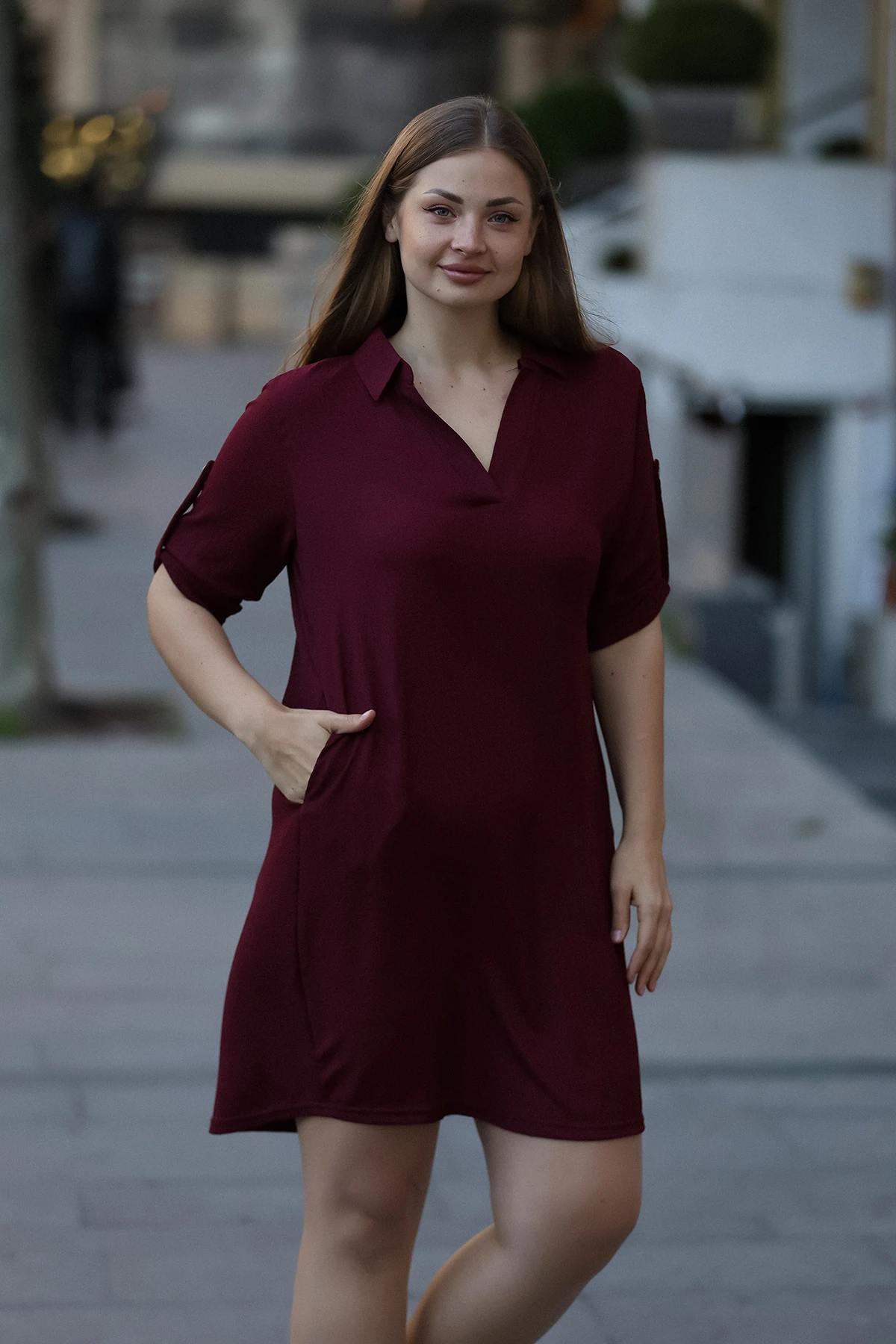 2 Lİ Paket Gömlek Yaka Elbise