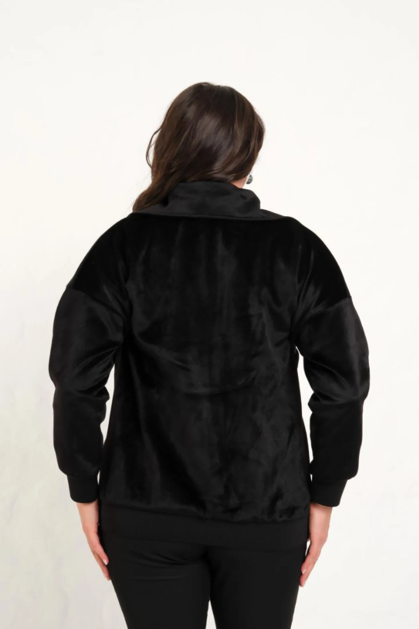 Büyük Beden Berry Kısa Ceket 