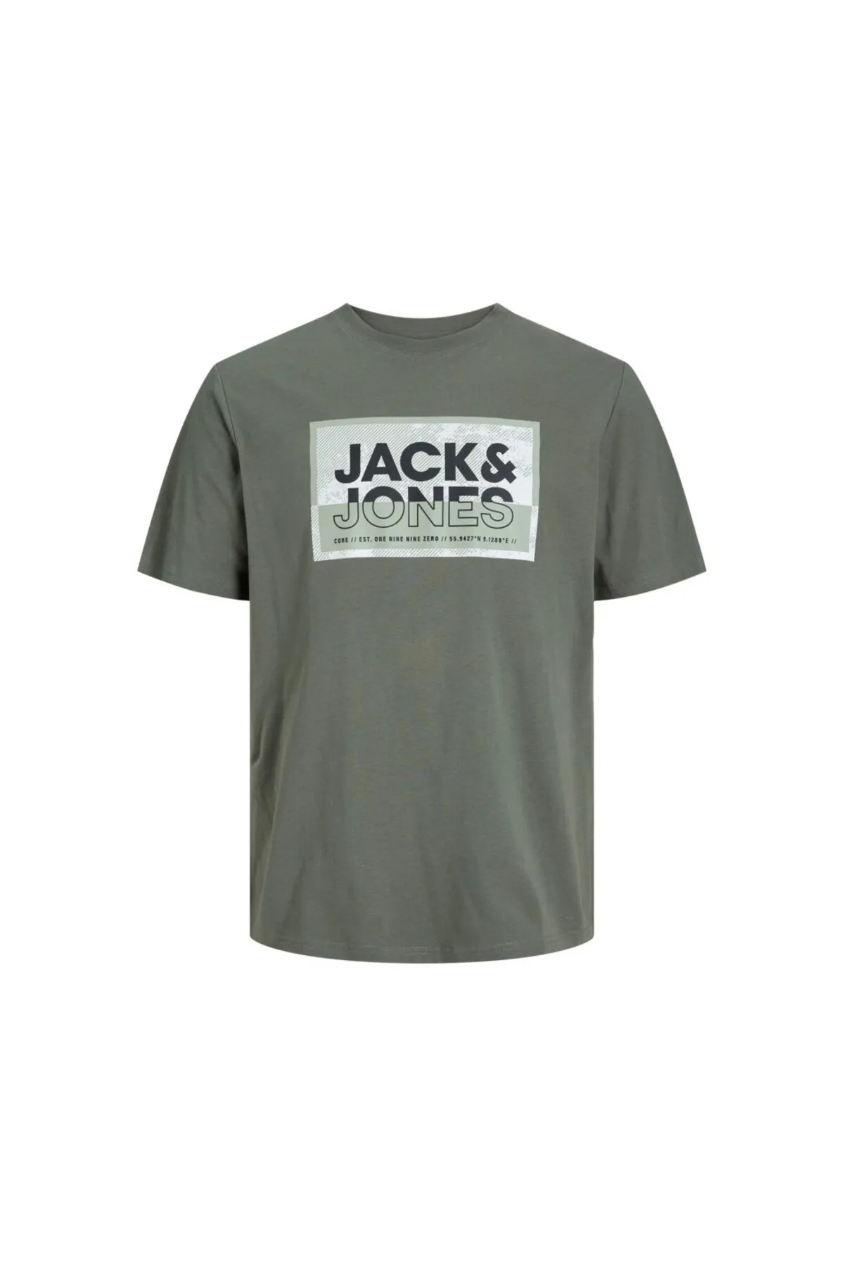 Jack & Jones Logan Gri Yeşil T-Shirt