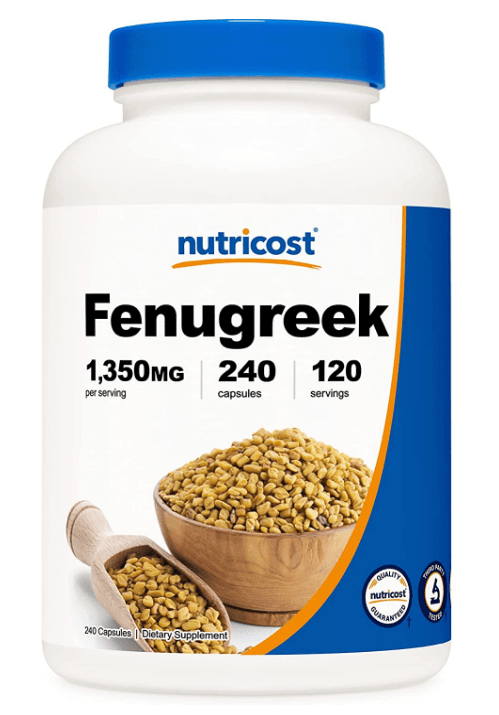 Nutricost Fenugreek Seed 1350mg, 240 Capsules - Gluten Free, Non-GMO-TR TEK YETKİLİ SATICISINDAN