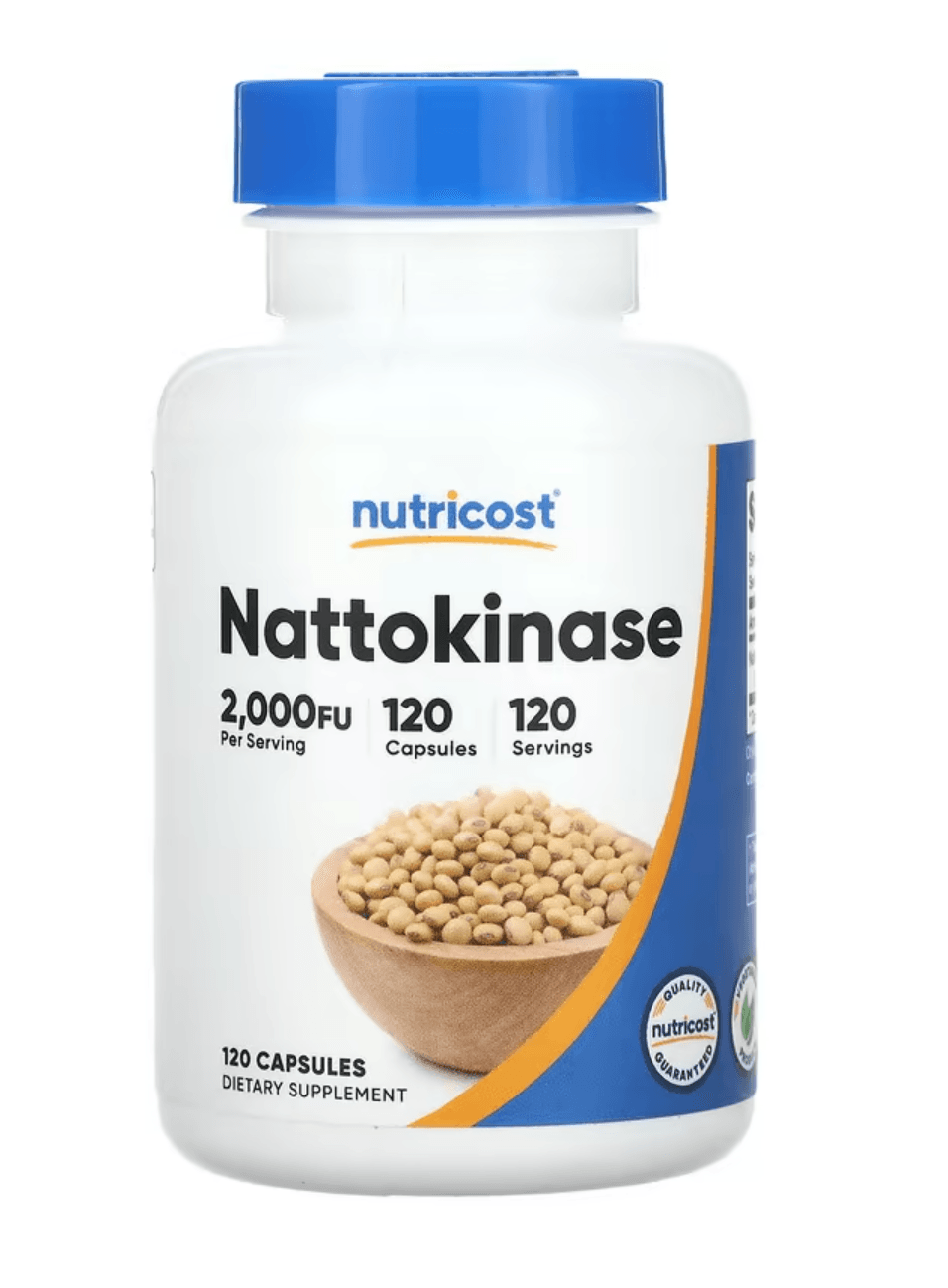 Nutricost Nattokinase 2,000FU, 120 Capsules - Gluten Free, Non-GMO, Vegetarian