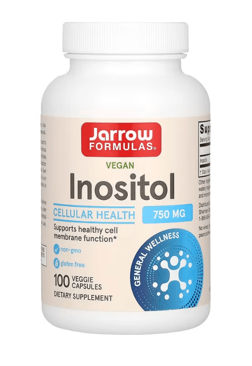 Jarrow Formulas, Vegan Inositol, 750 mg, 100 Veggie Capsules