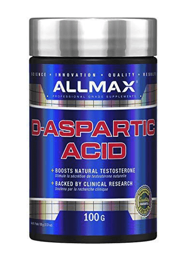 Allmax DAA D-Aspartic Acid (DAA)  100 Grams 32 SERVİS.USA