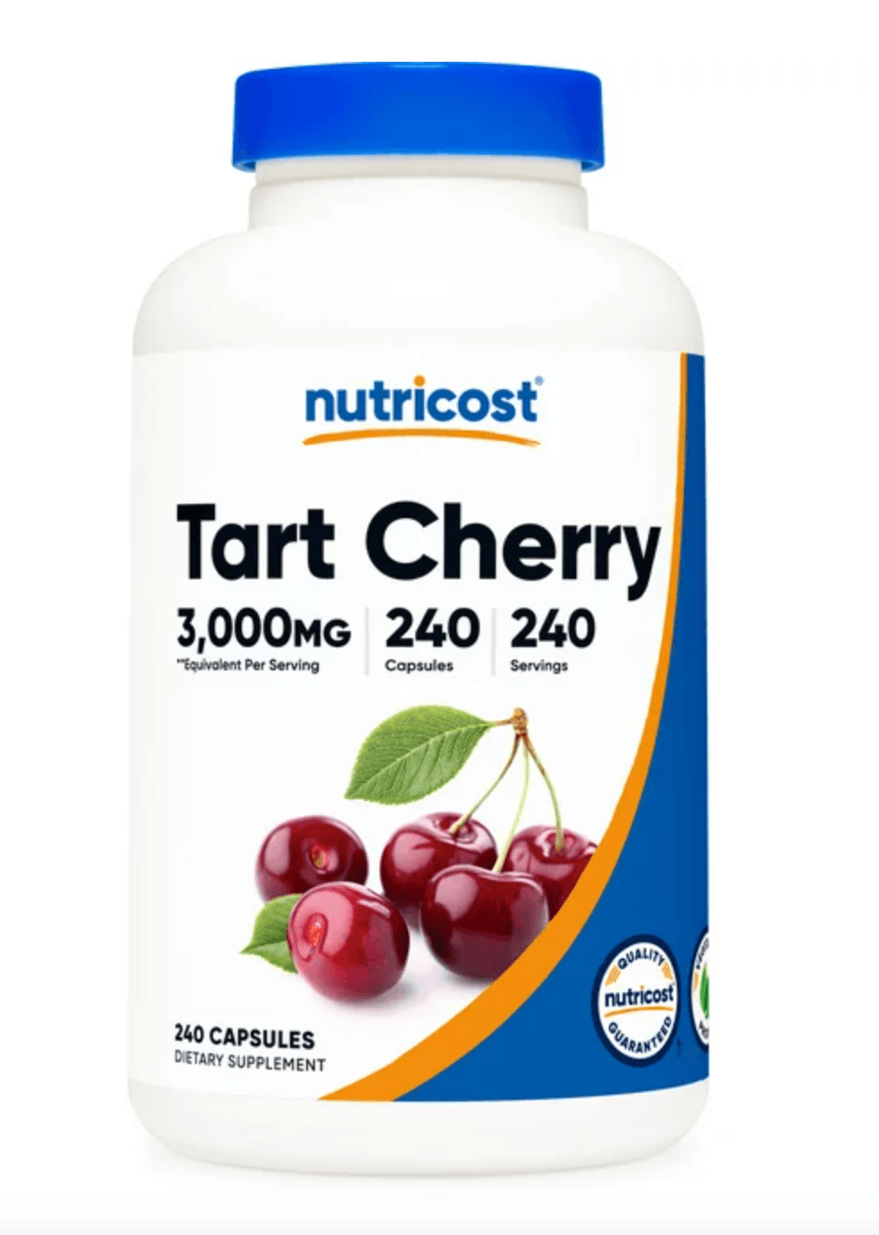 Nutricost Tart Cherry Extract 3000mg, 240 Vegetarian Capsules - Gluten Free, Non-GMO. Usa