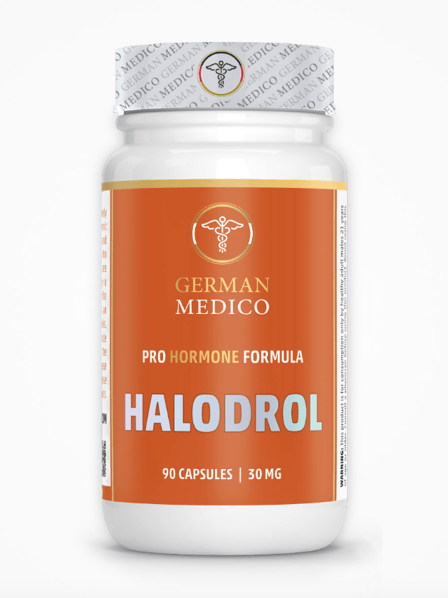 German Medıco Halodrol 30mg 90 Capsul. (Verıfy + Kare Kod Mevcut) Orj Ürün