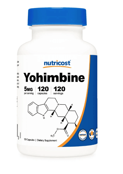 Nutricost Yohimbine HCI  5mg 120 Capsul.USA