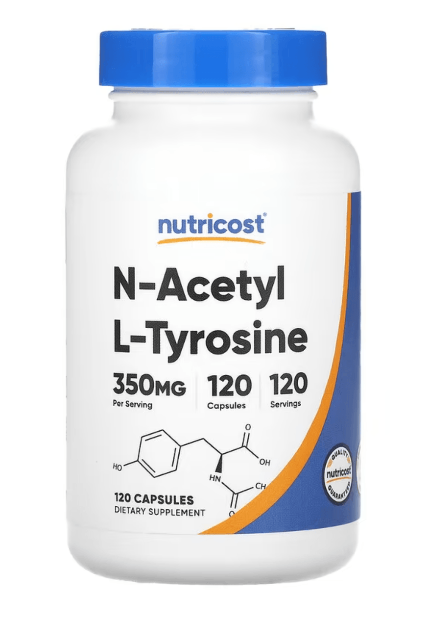 Nutricost N-Acetyl L-Tyrosine (NALT) 350mg, 120 Capsules. TR YETKİLİ SATICISI