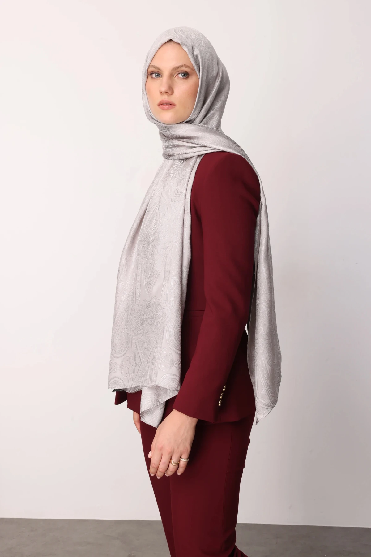 Moren Desen Shine Line Şal