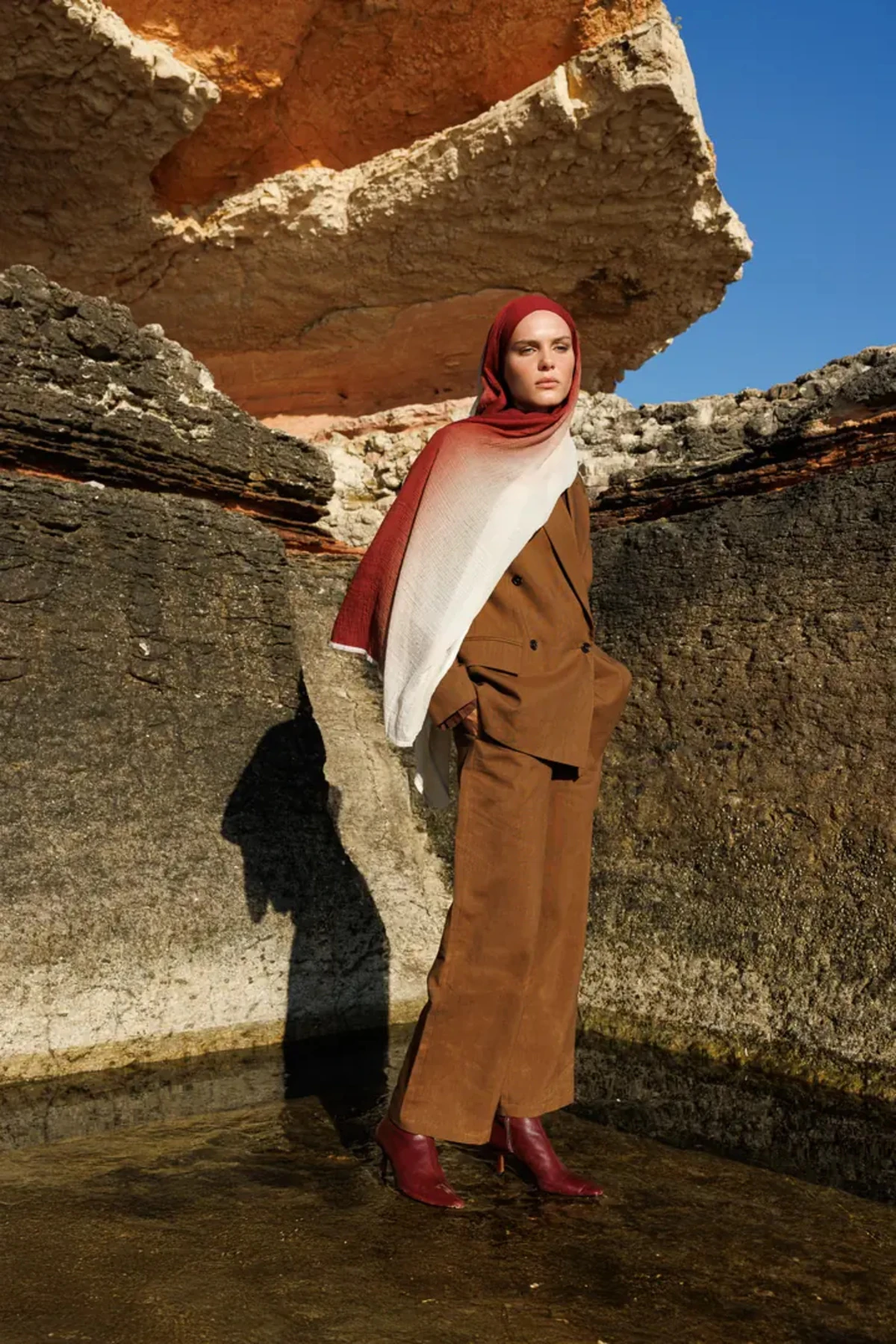 Degrade Müslin Şal