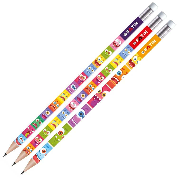 Fatih Emoji Serisi Silgili Kurşun Kalem 1 Adet