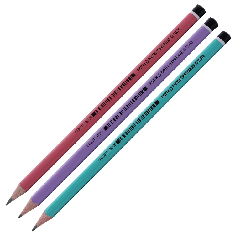 Fatih Üçgen Mercanlı Kurşun Kalem Pastel Renk 1 Adet