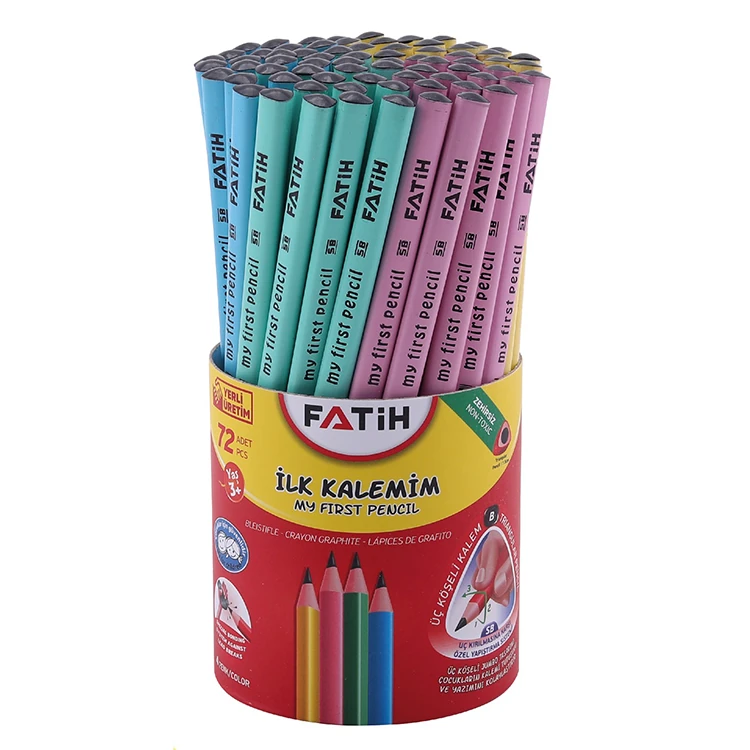 Fatih Jumbo Üçgen İlk Kalemim Kalemi Renkli 1 Adet