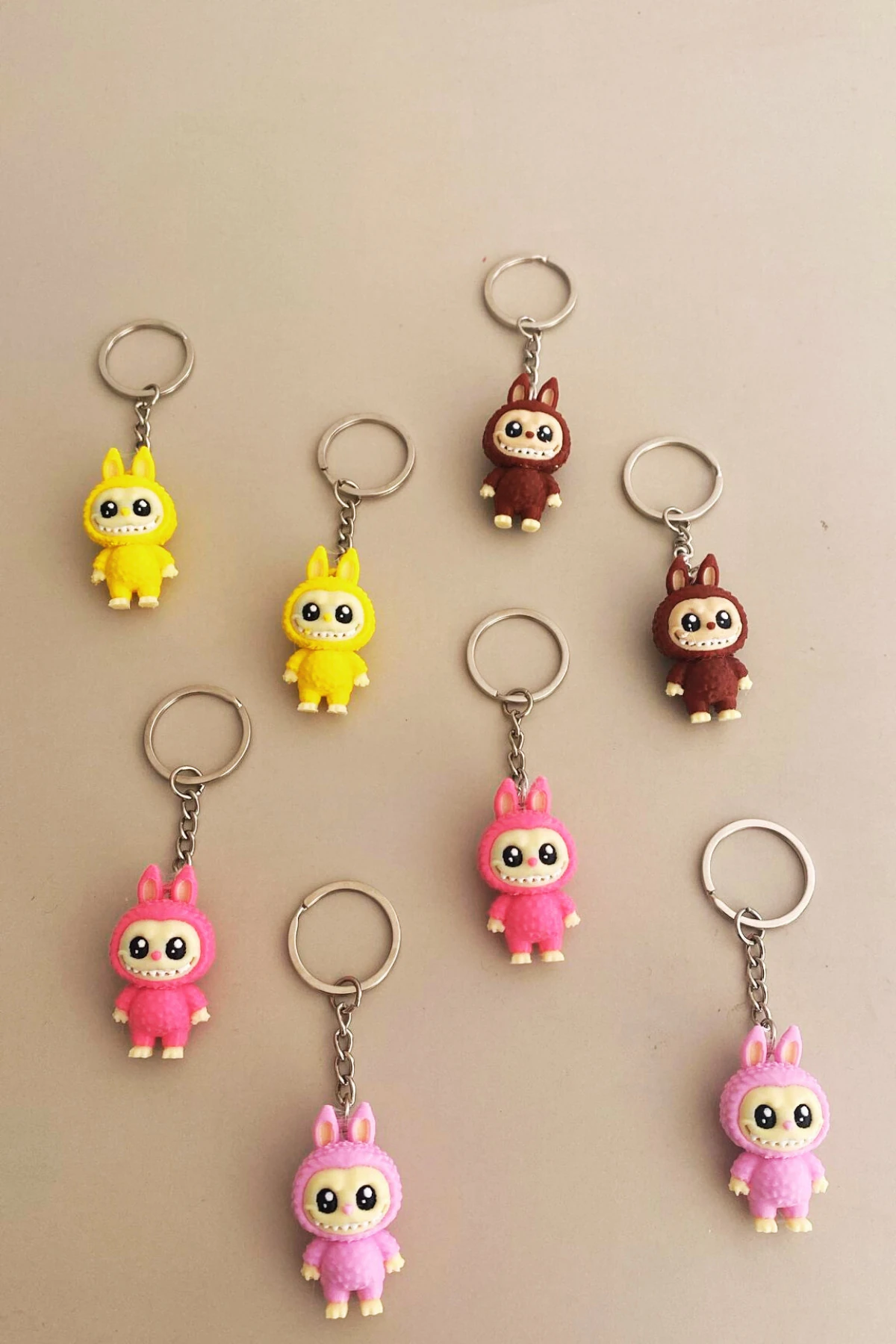 Labubu Anahtarlık Renkli 4 Adet