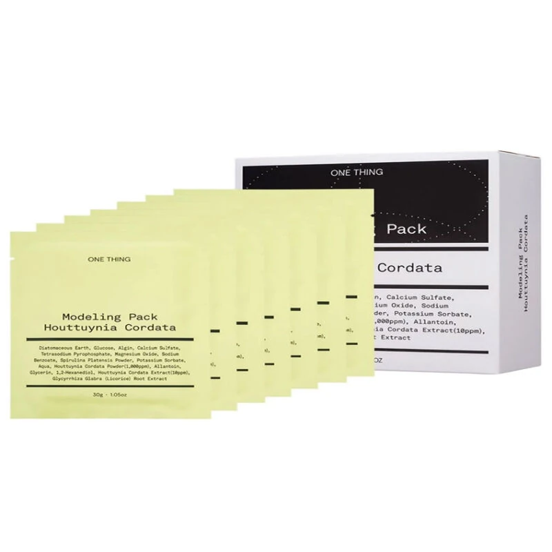 One Thing Modeling Mask One Thing Houttuynia Cordata Modeling Maske 30 g x 7