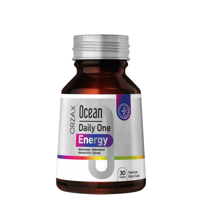 Orzax Ocean Daily One Energy Multivitamin ve Ginseng 30 Tablet