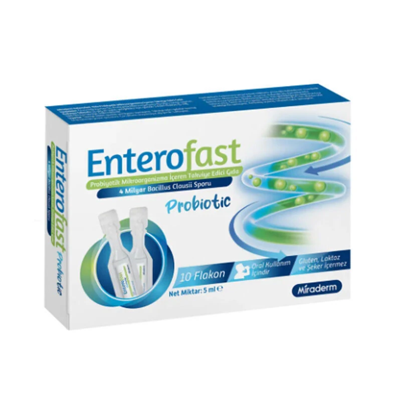 Dr Raderm Miraderm Enterofast Probiyotik 10 Flakon
