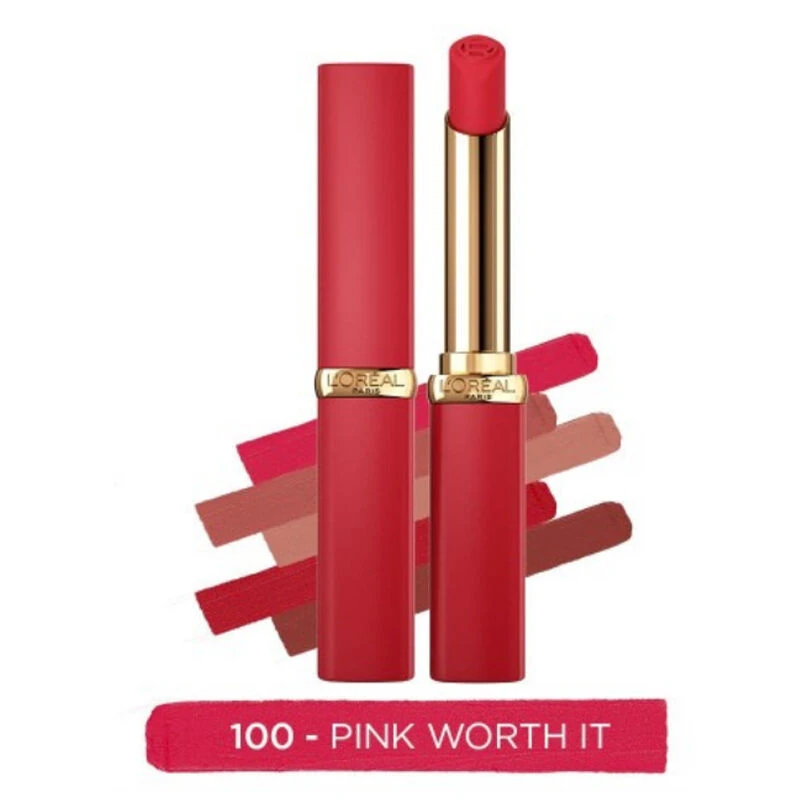 L'Oreal Paris Color Riche Intense Volume Matte Ruj 100 Pink Worth It