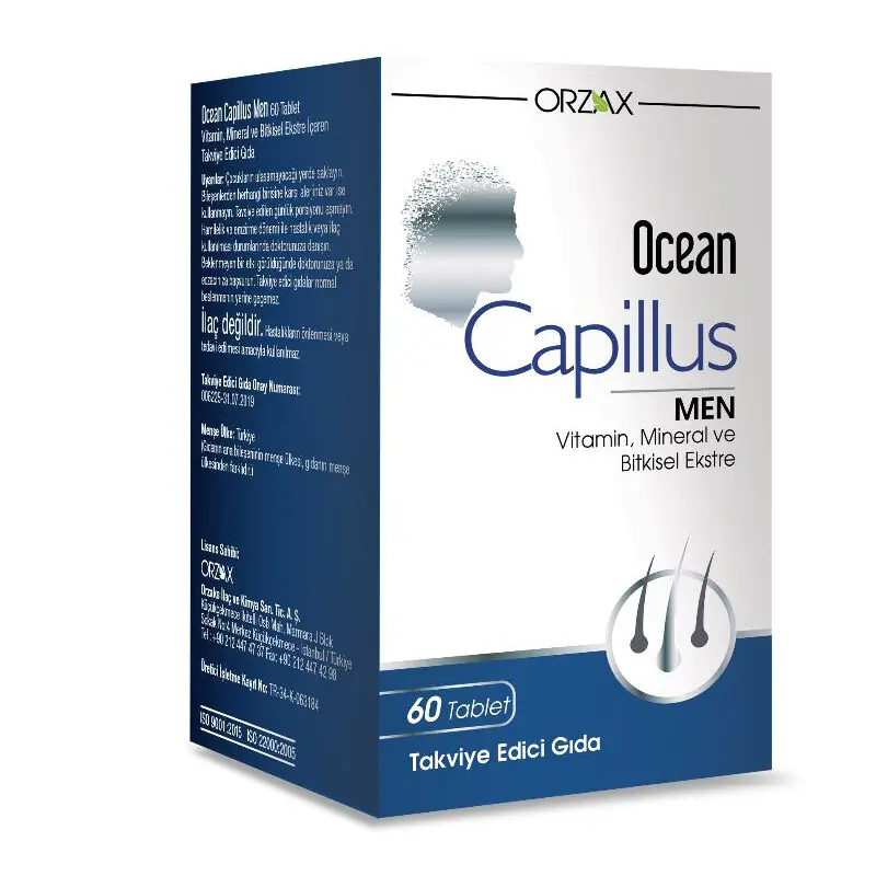 Orzax Ocean Capillus Men Erkeklere zel Multivitamin 60 Tablet orzax-ocean-capillus-men-erkeklere-zel-multivitamin-60-tablet