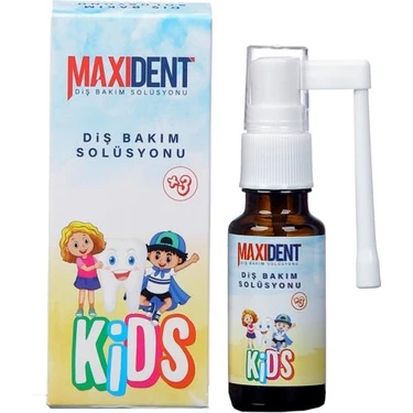 Maxident 5 Maxident Kids Çocuklar İçin Diş Bakım Solüsyonu 20 ml