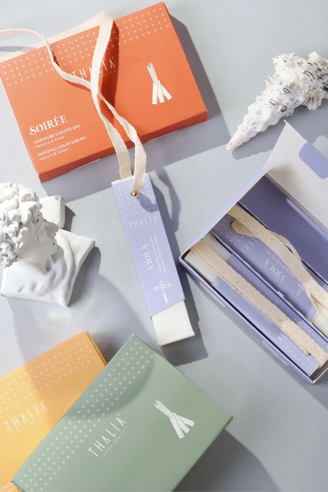 Home Portakal Çiçeği & Vanilya Kokulu İpli Dolap Kokusu Çubuğu 3 x